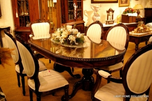 古典橢圓餐桌